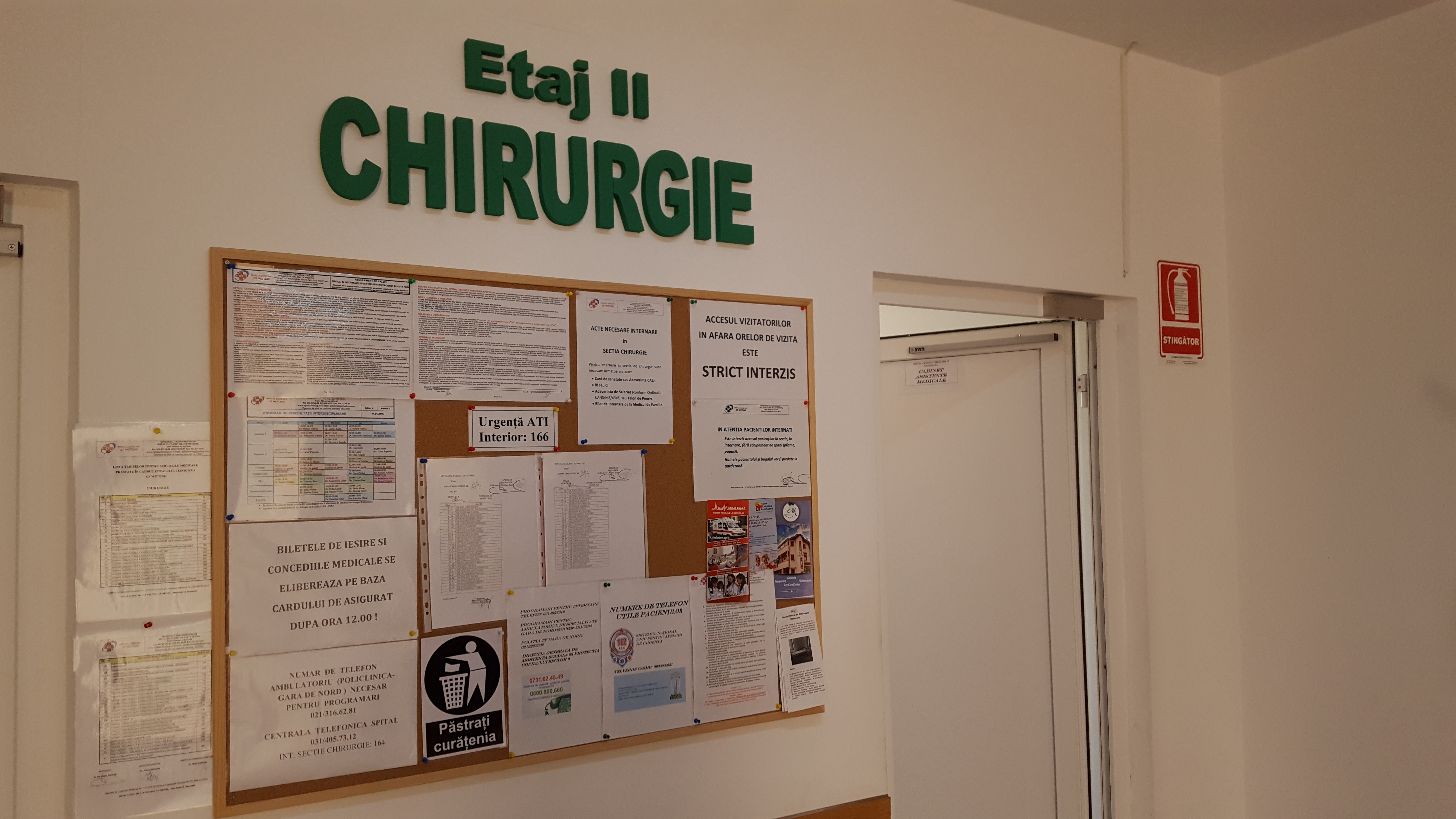 Echipă chirurgie generală - Spital Clinic CF1 Witting București